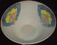 Decorated White Bowl